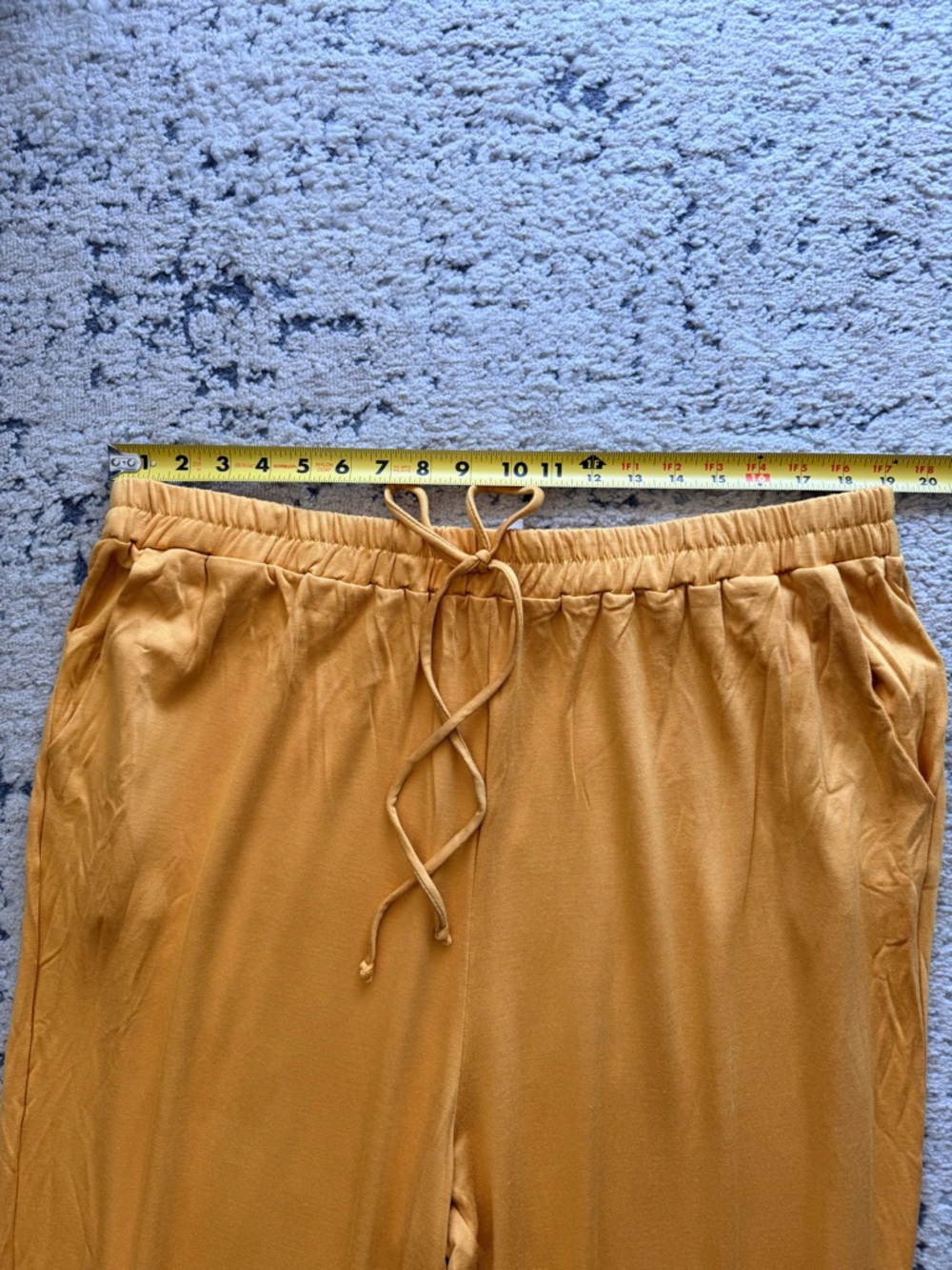 NWOT-Mustard Yellow Soft Lounge Set - Relaxed Top & Drawstring Pants SZ 2X - Picture 11 of 15